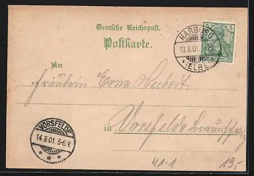 Lithographie Salondampfer Delphin in Fahrt, Bordrestaurant v. A. W. Körner