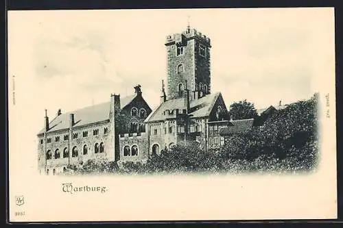 AK Ganzsache PP19F97: Wartburg im Sonnenschein