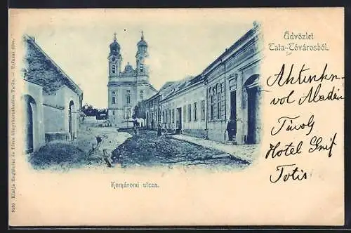 AK Tata-Tóváros, Komaromi utcza