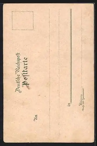 Lithographie Leipzig, Möckern, Leipziger Scherbelberg mit Wanderern am Aussichtspunkt