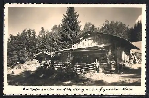 AK Ruhpolding, Gasthaus auf der Raffneralm