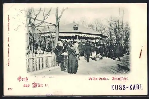 AK Wien, Volks-Prater, Ringelspiel