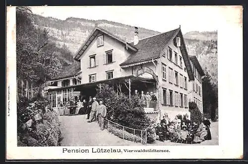 AK Weggis, Pension Lützelau am Vierwaldstättersee