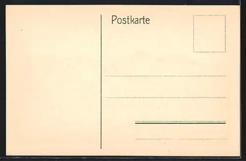 Künstler-AK Hans von Volkmann: Reifferscheid b. Adenau, Sicht auf ein einsames Haus