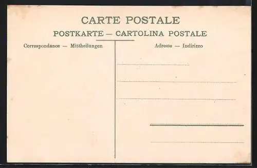 AK Bellinzona, Eisenbahn fährt in den Tunnel hinein