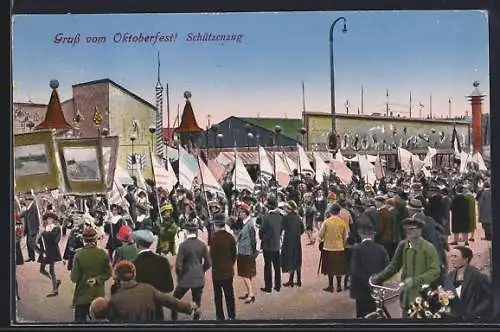 AK Oktoberfest, Schützenzug auf den Wiesen