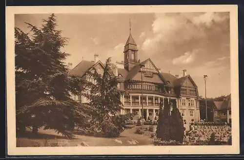 AK Königstein / Taunus, Obertaunusheim zu Falkenstein, Hauptgebäude