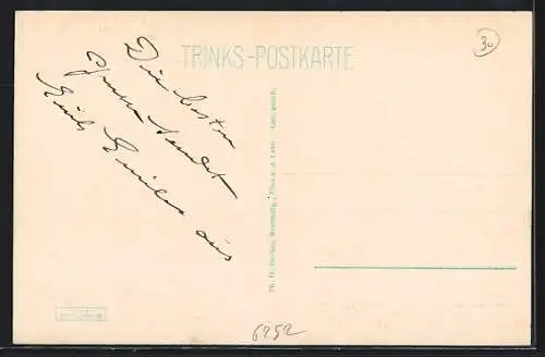 AK Diez a. Lahn, Generalansicht der Stadt mit dem Schloss und der Lahn im Vordergrund