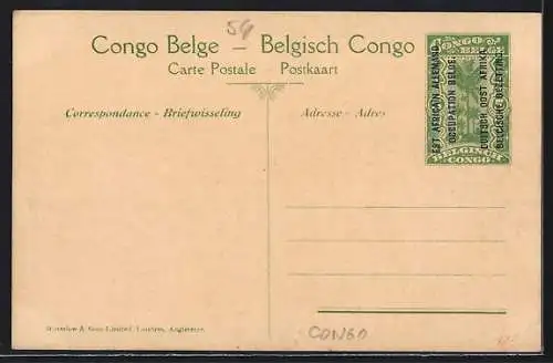 AK Sake, Duitsch Oost Afrika - Belgische Bezetting, De Inrichtingen Belgisch Congo