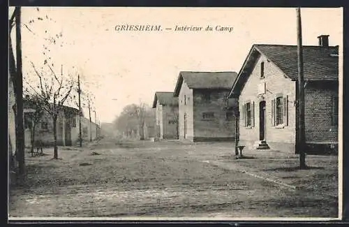 AK Griesheim, Interieur du Camp