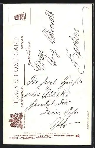 AK Indianerhäuptling mit Tomahawk und Federhaube