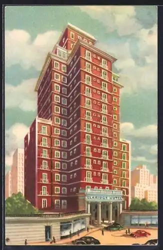 AK Tucuman, Blick auf das Claridge Hotel