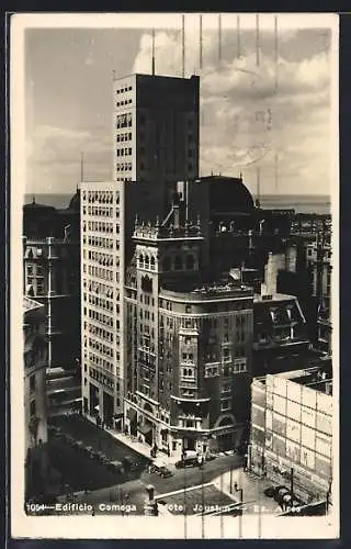 AK Buenos Aires, Hotel Jousten und Blick über die Stadt