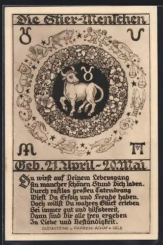 AK Charakterisierung der im Sternzeichen Stier Geborenen