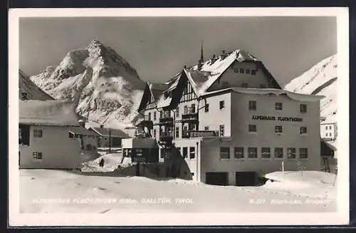 AK Galtür /Tirol, Gasthof Alpenhaus Fluchthorn