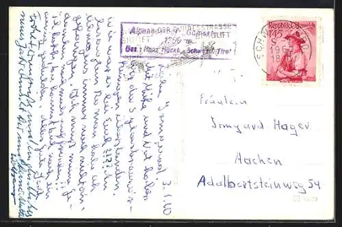 AK Schwaz /Tirol, Alpengasthof Gamsstein v. Hans Hackl im Winter