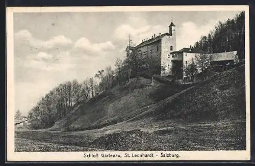 AK Hallein, Blick zum Schloss Gartenau