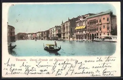 AK Venezia, Canal Grande col Palazzo Ca-Dora