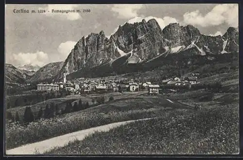 AK Cortina, Ortsansicht mit Pomagagnon