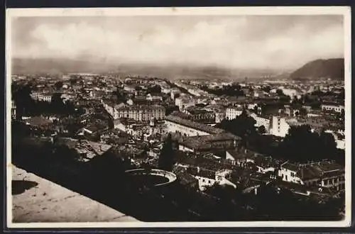 AK Gorizia, Panorama aus der Vogelschau