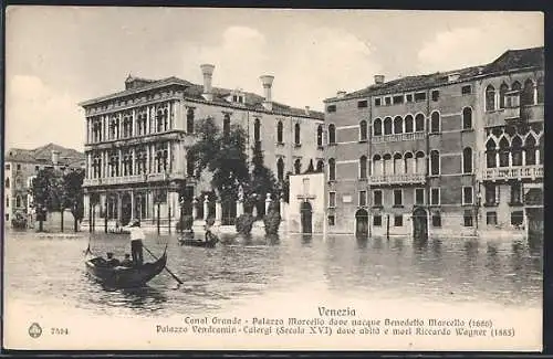 AK Venezia, Canal Grande, Palazzo Marcella, Palazzo Vendramin-Calergi