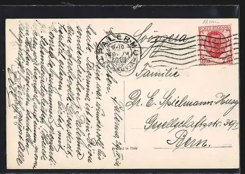 AK Palermo, villa Igea ed il golfo dal monte Pellegrino