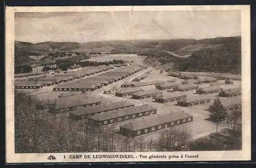 AK Ludwigswinkel, Lager Camp de Ludwigswinkel, Vue générale prise à l`ouest