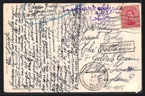 AK Souvenir des Journées Francaises, Aux Poilus, La Patrie Reconnaissante, Les Médailles