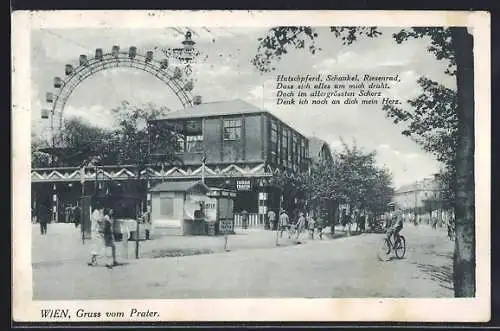 AK Wien, Riesenrad auf dem Wiener Prater
