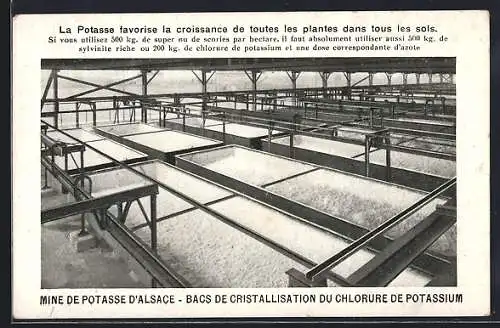 AK Wittelsheim, Mine de Potasse d`Alsace, Bacs de Cristallisation du Chlorure de Potassium