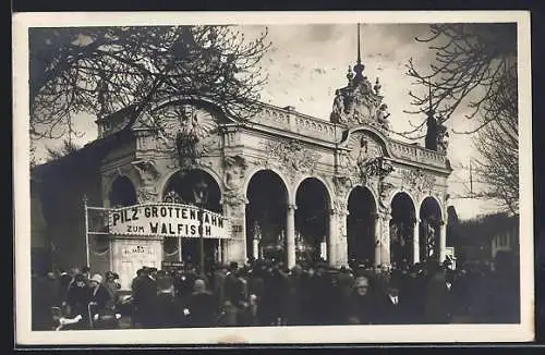 AK Wien, Pilzs Grottenbahn zum Walfisch im Wiener Prater