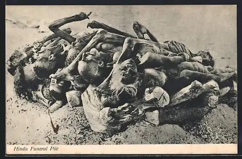 AK Hindu funeral pile, Indien