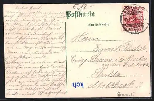 AK Berlin, Gasthaus Zum Schultheiss am Kreuzberg, Am Viktoriapark