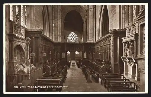 AK Ludlow, The Choir W., St. Lawrence`s Church