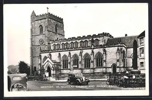 AK Newport, St. Nicholas Church and Market Cross