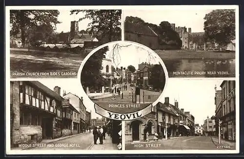 AK Yeovil, Princes Street, Middle Street and George Hotel, High Street