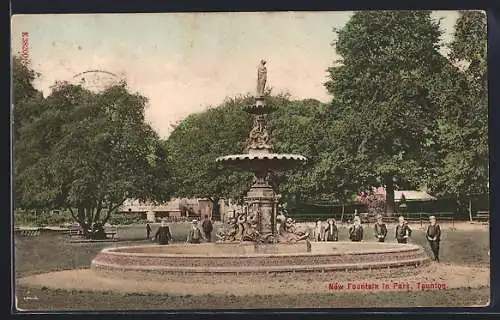 AK Taunton, New Fountain in Park