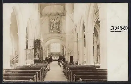 AK Burford, Church Interior