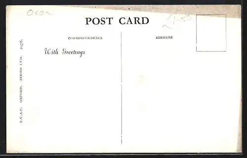 AK Charlbury, View from Sturt Road