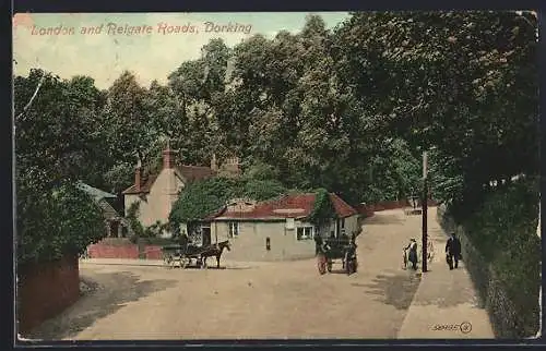 AK Dorking, London and Reigate Roads