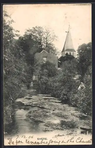 AK Shere, River and Church