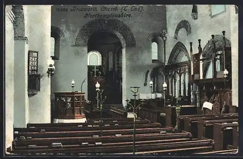 AK Brixworth /Northamptonshire, Church, Interior