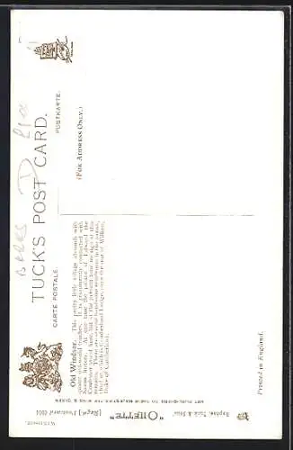 AK Windsor, Ortspartie an einem Verkaufsstand