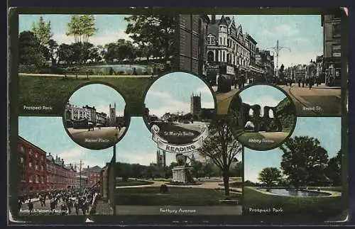 AK Reading, Abbey Ruins, Fortbury Avenue, St. Mary`s Butts