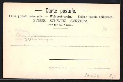 AK Stein a. Rhein, Ortsansicht über den Fluss