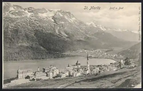AK St. Moritz, Dorf und Bad