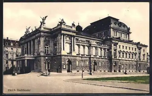 AK Zürich, Partie am Stadttheater