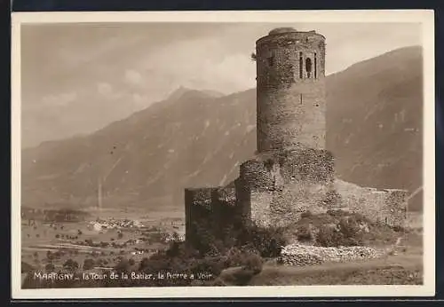 AK Martigny, la tour de la Batiaz, la pierre a voir