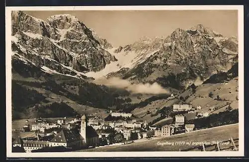 AK Engelberg, Ortsansicht gegen den Juchlipass
