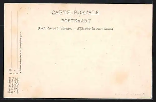 AK Gand, Hôtel de Ville, Facade donnant sur le Marché au Beurre